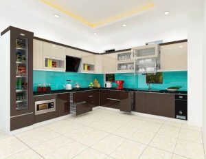Tủ Bếp Gỗ Công Nghiệp Melamine: Đẹp, Hiện Đại Nhất Hiện Nay