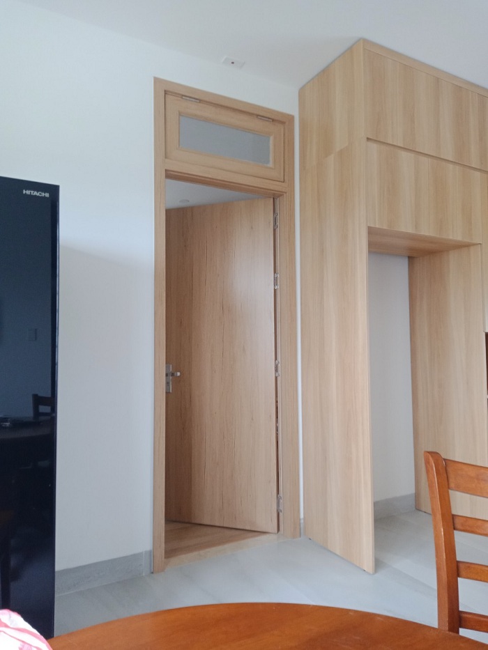 Tủ quần áo nhựa giả gỗ tiết kiệm chi phí phòng ngủ