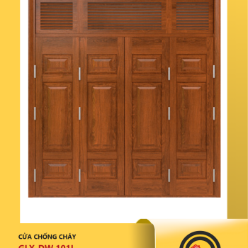 Cửa chống cháy GLX-DW 101L Hoàng Quân