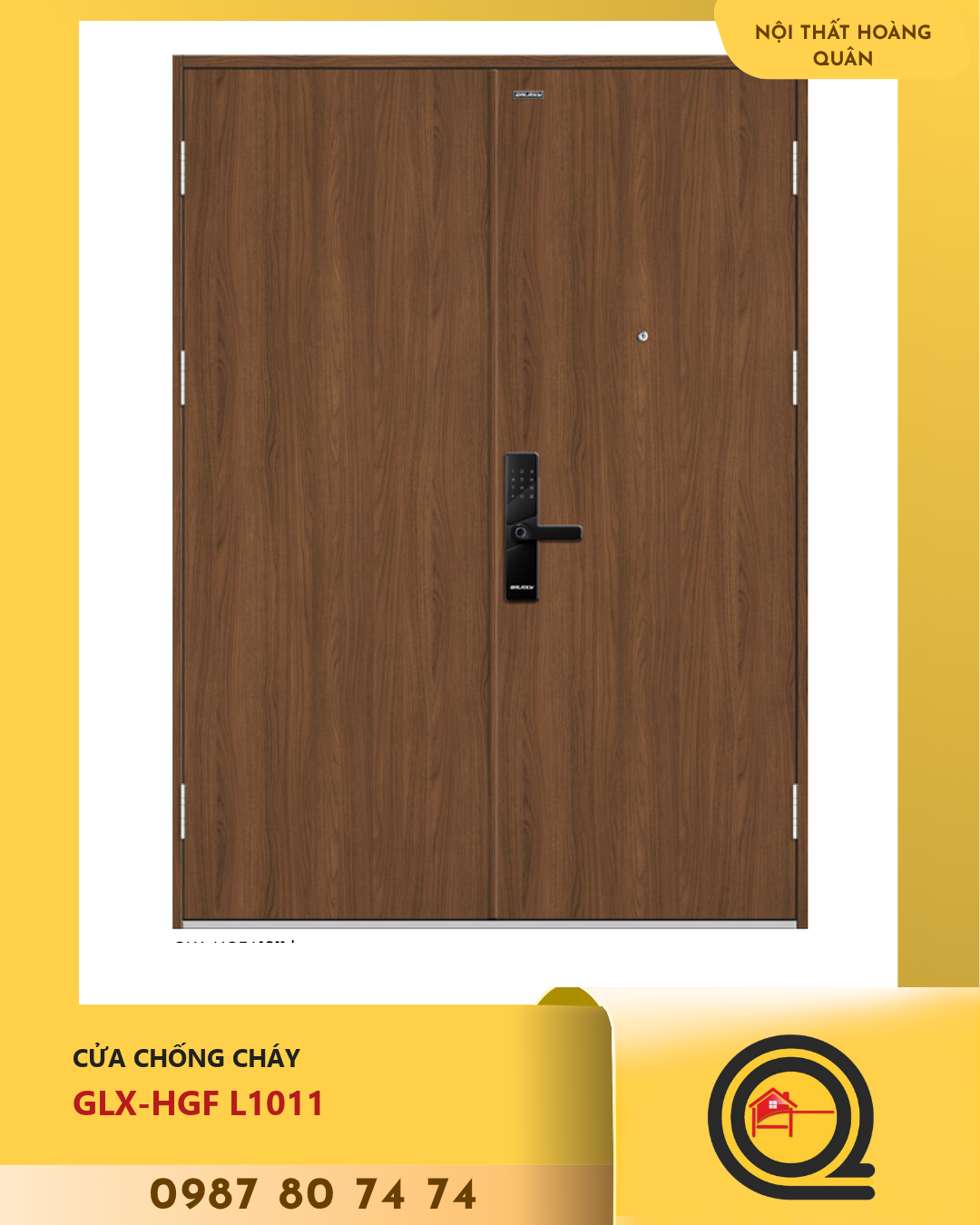 Cửa GLX-HGF L1011 chống cháy Galaxy 1 Cửa GLX-HGF L1011 chống cháy Galaxy