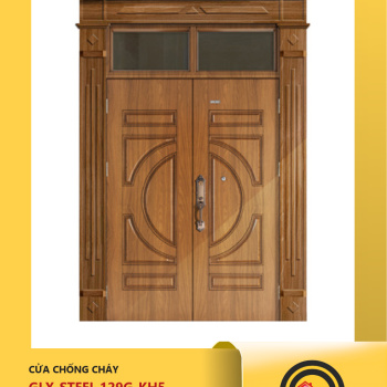 Cửa chống cháy GLX-STEEL 129G-KH5 Hoàng Quân