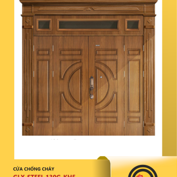 Cửa chống cháy GLX-STEEL 130G-KH5 Hoàng Quân