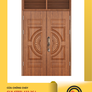 Cửa chống cháy GLX-STEEL 133.2C.L Hoàng Quân