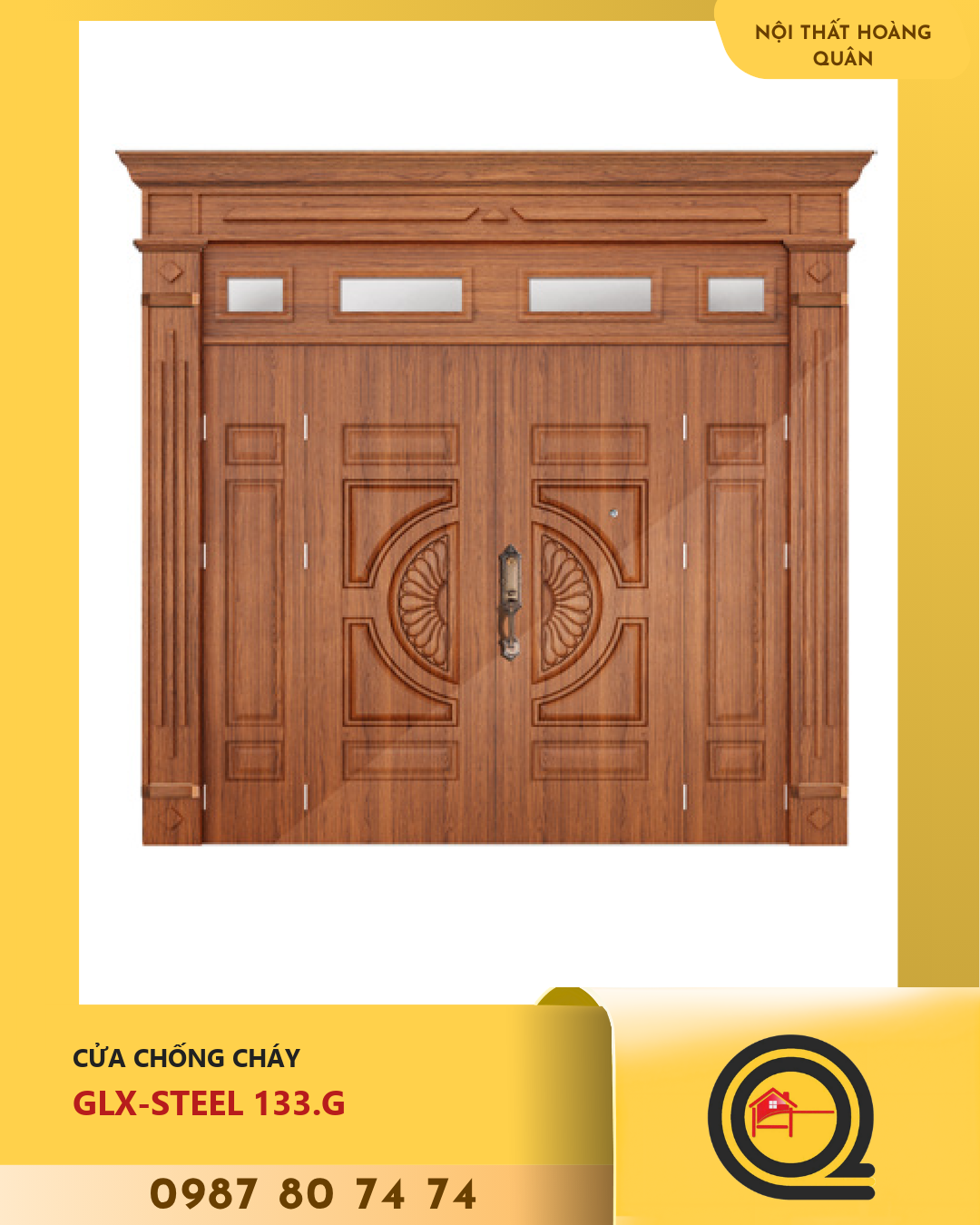 Cửa chống cháy GLX-STEEL 133.G Galaxy 1 Cửa chống cháy GLX-STEEL 133.G Galaxy
