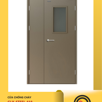 Cửa chống cháy GLX-STEEL 418 Hoàng Quân