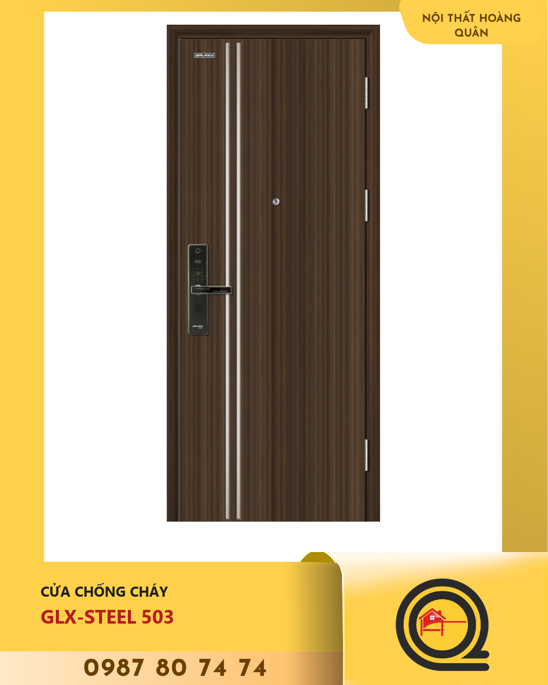 Cửa GLX-STEEL 503 chống cháy Galaxy 1 Cửa GLX-STEEL 503 chống cháy Galaxy