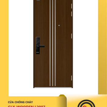 Cửa chống cháy GLX-WOODEN L2007 Hoàng Quân
