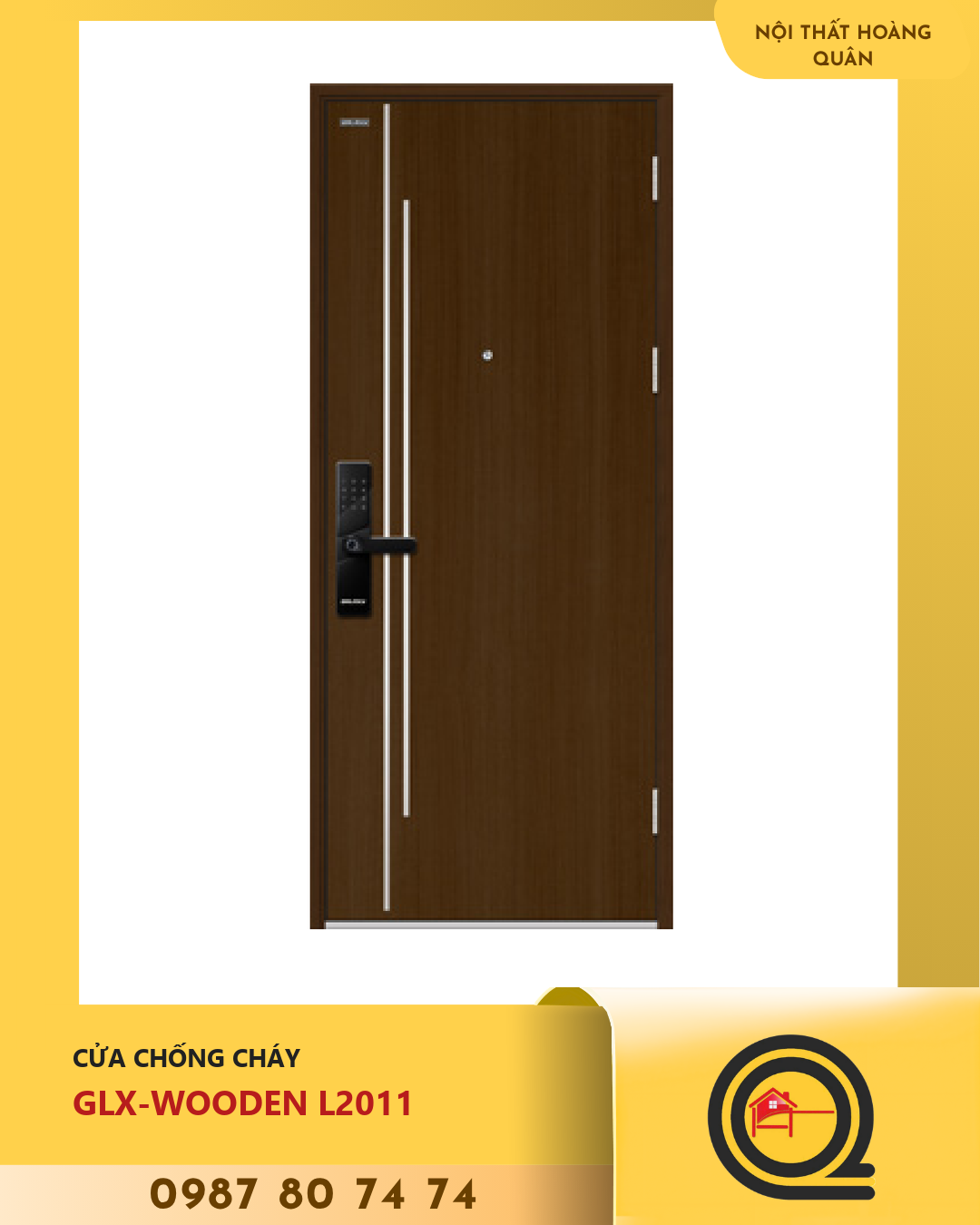 Cửa GLX-WOODEN L2011 chống cháy Galaxy 1 Cửa GLX-WOODEN L2011 chống cháy Galaxy