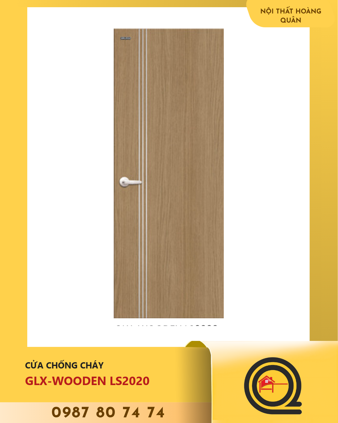 Cửa chống cháy GLX-WOODEN LS2020 Galaxy 1 Cửa chống cháy GLX-WOODEN LS2020 Galaxy