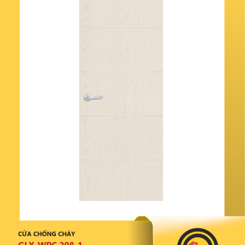 Cửa chống cháy GLX-WPC 208-1 Hoàng Quân