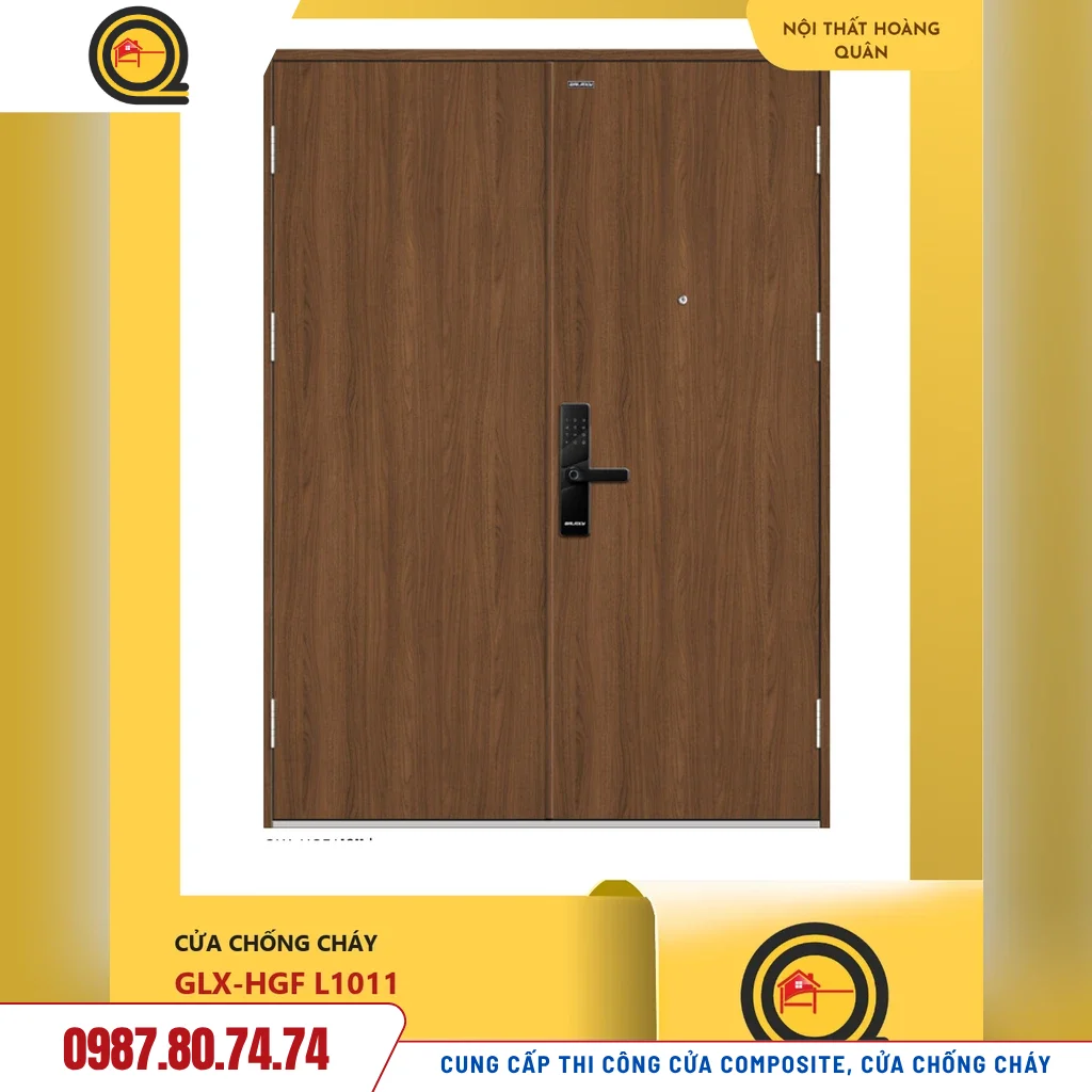 cửa chống cháy giả gỗ - hình 2