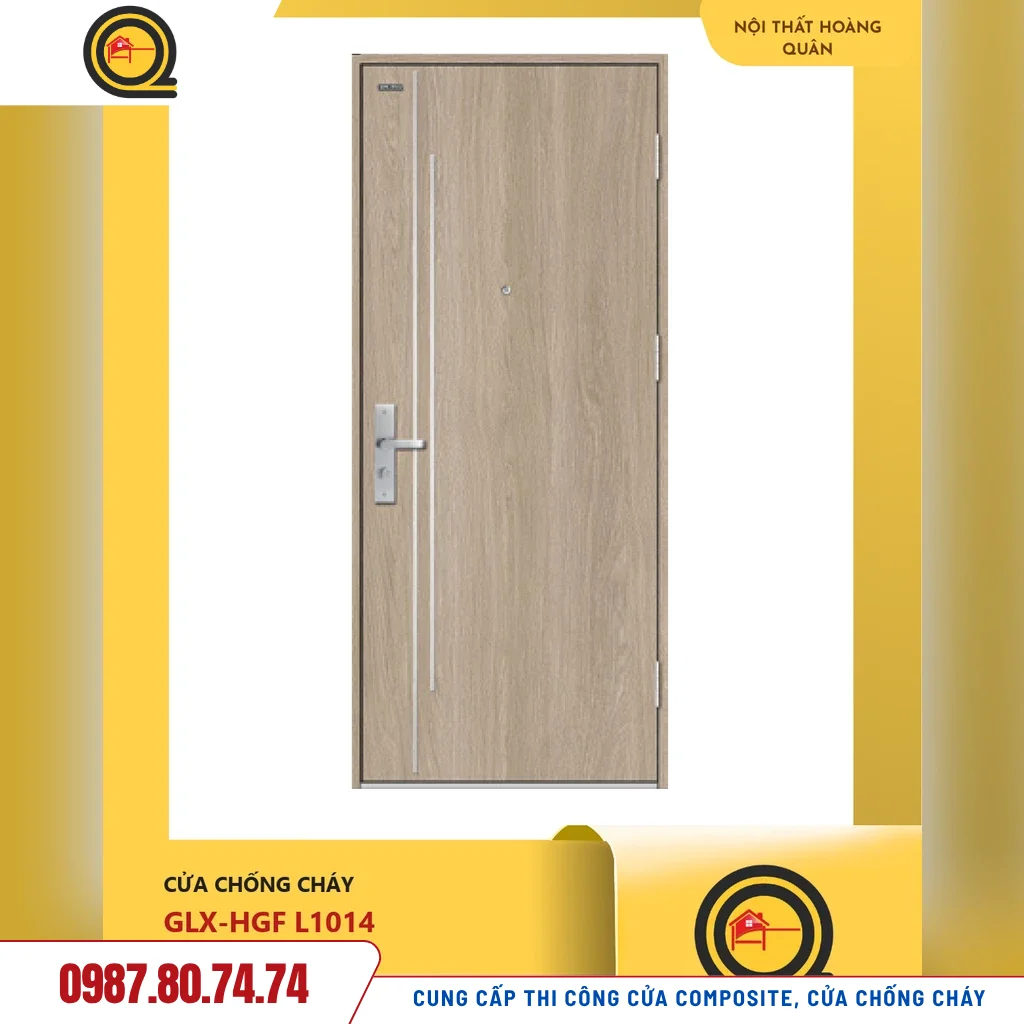 cửa chống cháy giả gỗ - hình 3