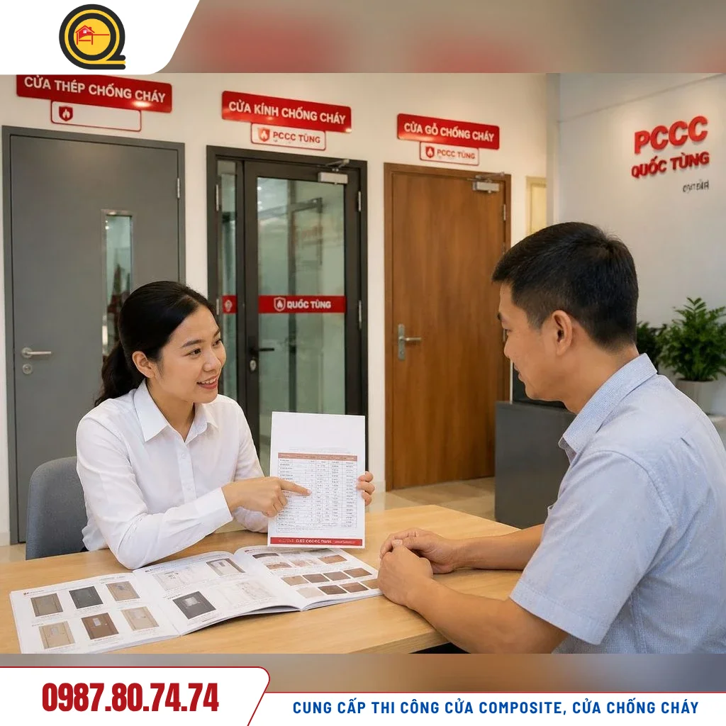 cửa chống cháy giá tốt - hình 1