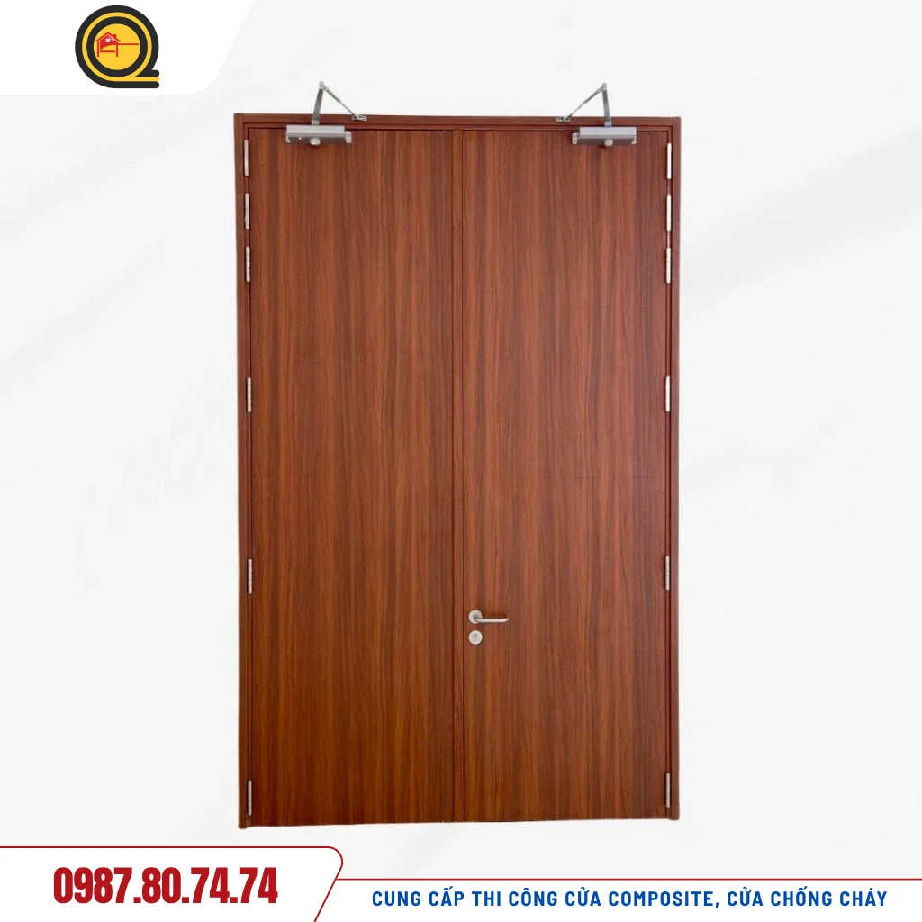 cửa chống cháy vân gỗ - hình 3