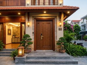 Cửa Thép Vân Gỗ Chống Cháy Đà Nẵng Hoàng Quân